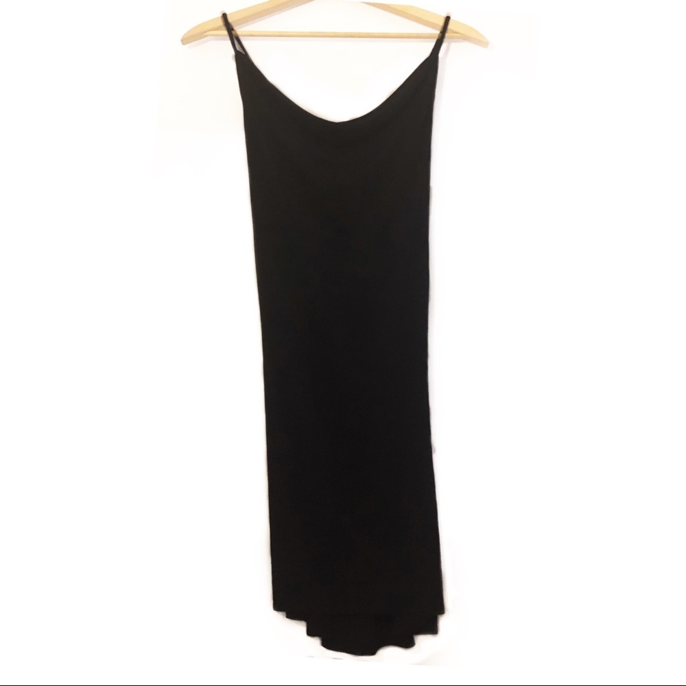 Forever 21 Cowl Scoop Neck Slip 90s Dress Tie Back